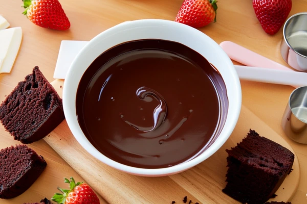 Receita Simples de Cobertura de Chocolate