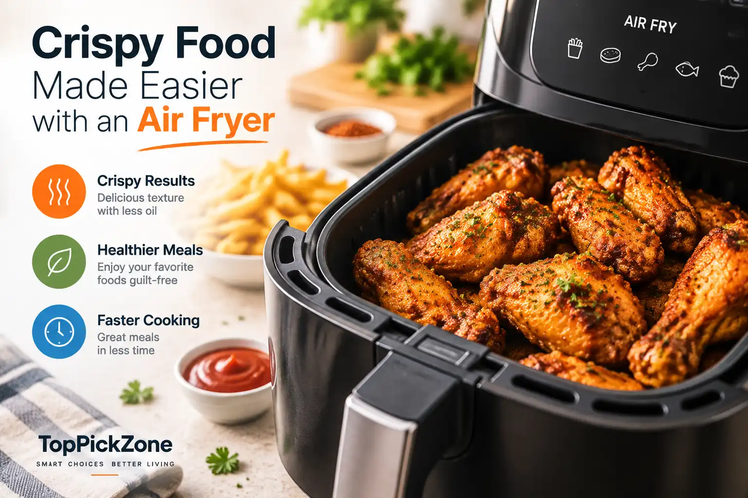 Air fryer cooking crispy food for air fryer vs toaster oven comparison guide