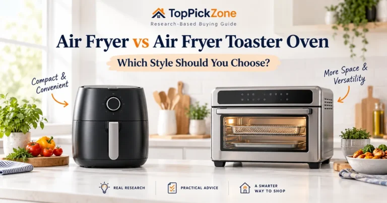 Air fryer vs air fryer toaster oven buying guide comparison