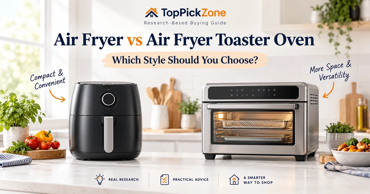 Air fryer vs air fryer toaster oven buying guide comparison