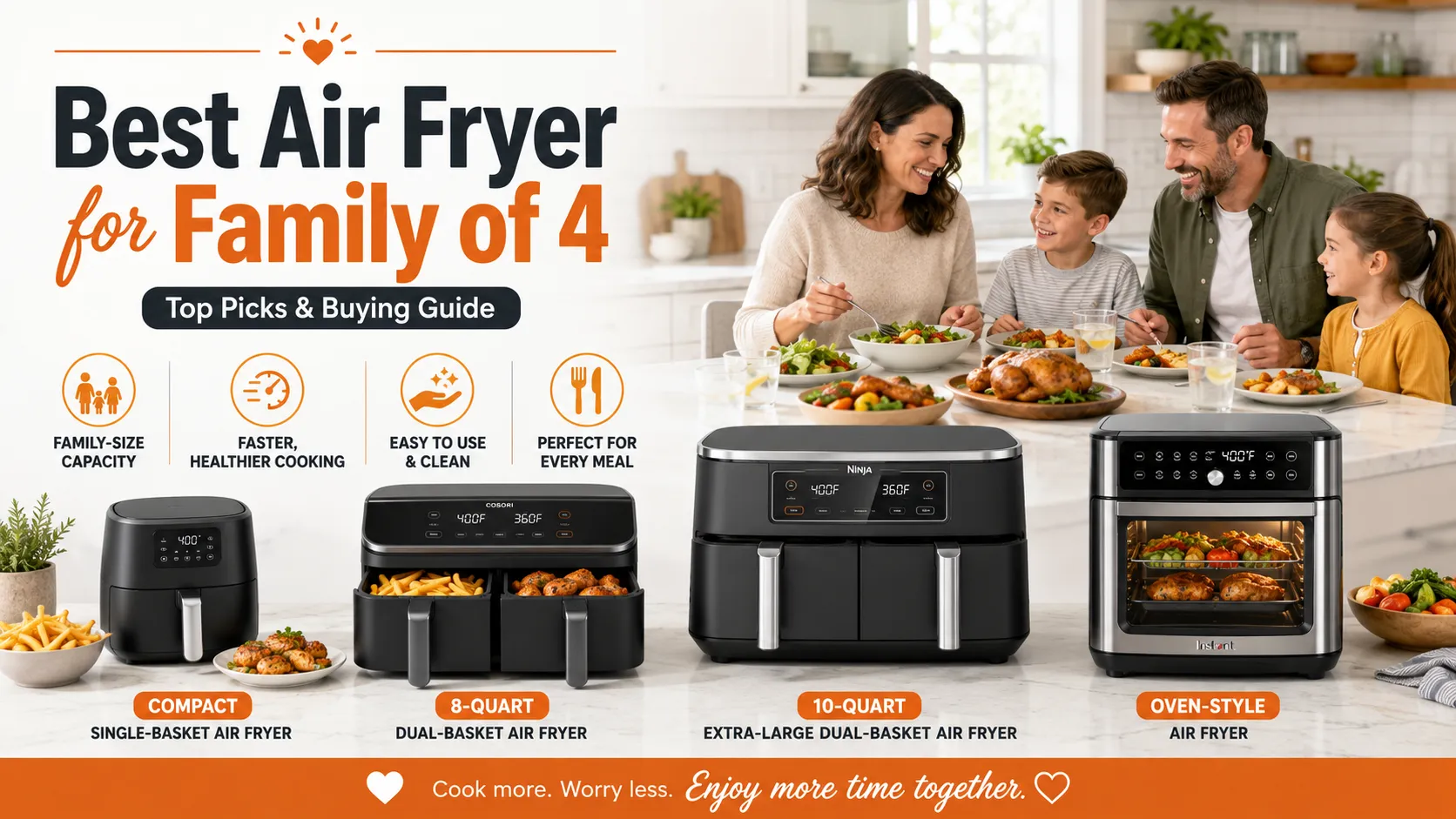 Best air fryer for family of 4 top picks and buying guide