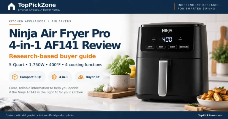 Ninja Air Fryer Pro AF141 research-based review graphic